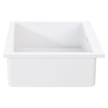Cdesign 360mm Matte White Undermount Basin with Overflow